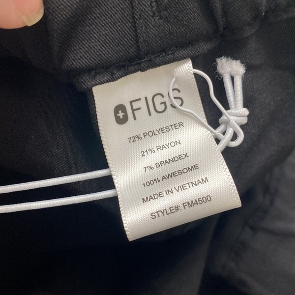 Figs technical collection PISCO basic pant black size XL. NWT. - Picture 9 of 11